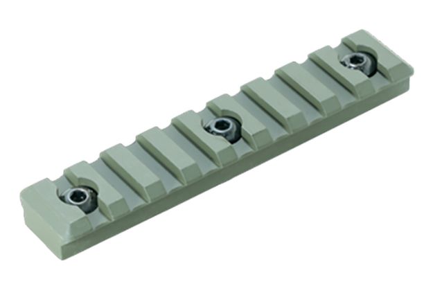 Picture of Timber Creek Outdoors M9SPROD M-LOK 9 Slot Picatinny Rail  OD Green Aluminum Fits AR-Platform