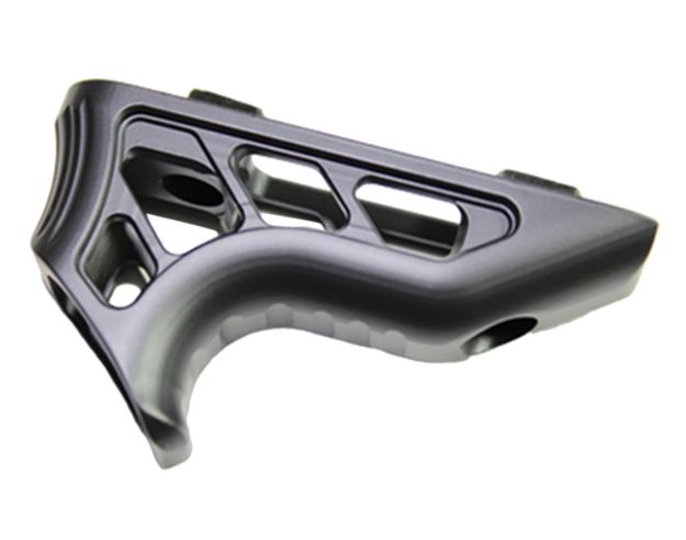 Picture of Timber Creek Outdoors MEMAFGBL Enforcer Mini Angled Foregrip Black Billet Aluminum