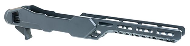 Picture of Timber Creek Outdoors ERC1022BL Enforcer Rifle Chassis Black Aluminum Fits Ruger 10/22 Compatible w/ MSR Buffer Tubes