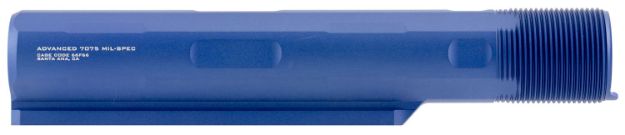 Picture of Strike ARARET7BLU Advanced Receiver Extension  AR-15, AR-10 Blue Anodized Aluminum