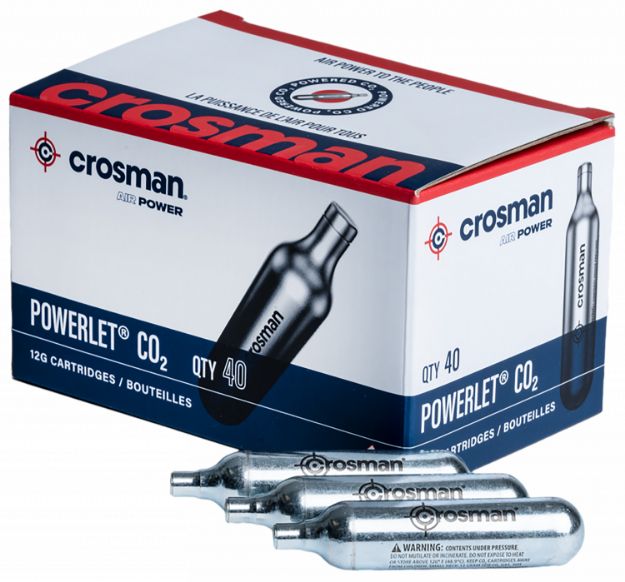 Picture of Crosman 23140 Powerlet CO2 12 Grams 40 Per Pkg