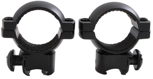 Picture of Traditions A797DS Scope Rings  Matte Black Aluminum 1" Medium 3/8" Grooved Receiver