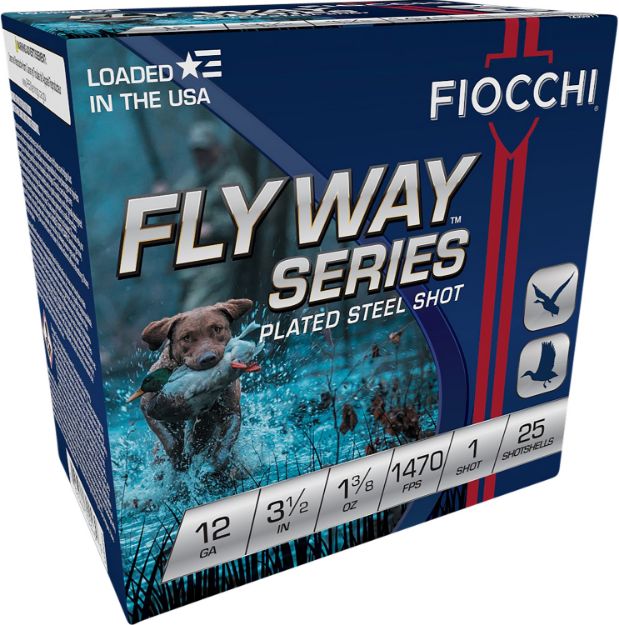 Picture of Fiocchi 1235ST1 Flyway  12Gauge 3.50" 1 3/8oz 1Shot 25 Per Box/10 Case