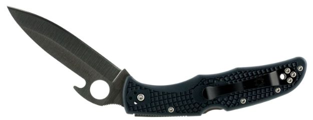 Picture of Spyderco C10PGYW Endura 4 Lightweight 3.81" Folding Drop Point Plain VG-10 SS Blade/Gray FRN Handle Includes Pocket Clip