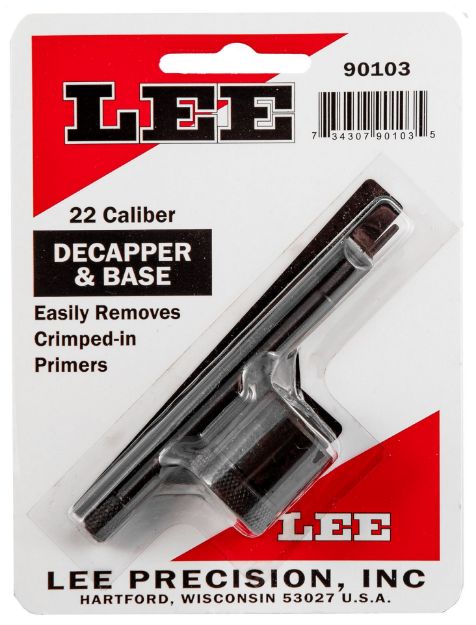 Picture of Lee Precision 90103 Decapper & Base  22 Caliber