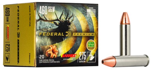 Picture of Federal P460XB1 Premium  460S&W Mag 275gr Barnes Expander BRX 20 Per Box/10 Case