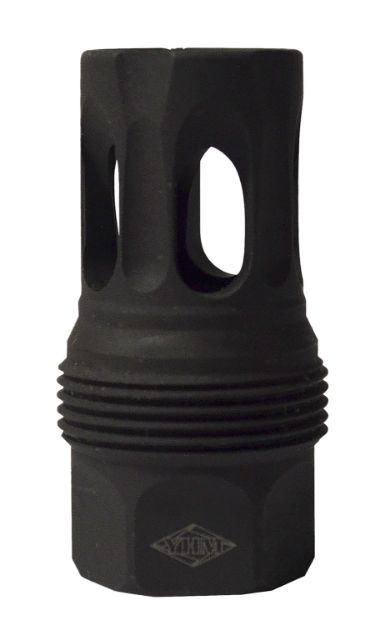 Picture of Yankee Hill 444524 sRx Q.D. Flash Hider Short Black Phosphate Steel with 5/8"-24 tpi for sRx Adapters