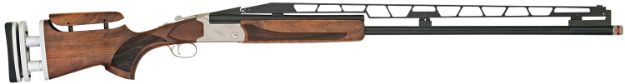 Picture of TriStar 35414 TT-15A Unsingle USA 12 Gauge 1rd 2.75" 34" Adjustable Rib Barrel Silver Rec Walnut Fixed with Adjustable Comb Stock Right Hand (Full Size) Includes 3 Extended MobilChoke