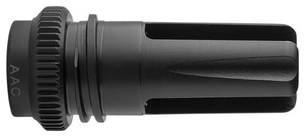 Picture of ADVANCED ARMAMENT COMPANY 64141 Blackout Flash Hider  22 Cal (6.56mm) 1/2"-28 tpi, Black Steel, for AAC 51T Suppressors