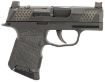 Picture of Wilson Combat SIGWCP3659BSR P365  9mm Luger 10+1 (2) 3.10", Black, RMRSc Optic Cut Slide with X-Tac Pattern Serrations, Polymer Frame, Sunburst Grips, Optic Height Fiber Optic Sights, Standard Trigger