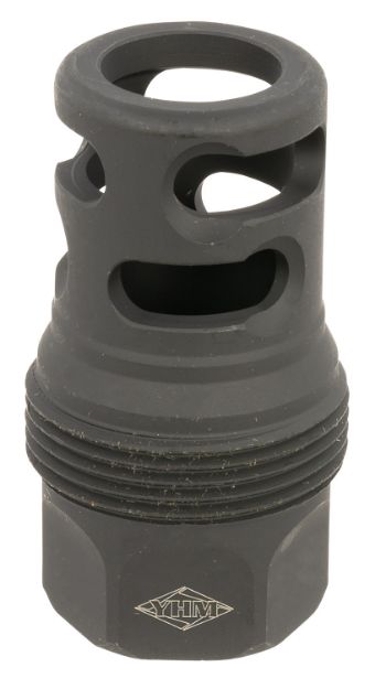 Picture of Yankee Hill 4445MB32 sRx Q.D. Muzzle Brake Short Black Phosphate Steel with 5/8"-32 tpi for sRx Adapters