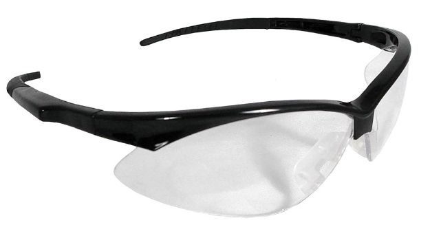 Picture of Radians OB0110CS Outback Shooting Glasses Adult Clear Lens Anti-Fog Black Frame