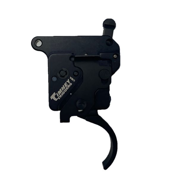 Picture of Timney Triggers 521 Featherweight Deluxe  Curved Trigger with 3 lbs Draw Weight for Rem Model 7