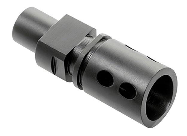 Picture of CMMG 57DA5BE Flash Hider  Black Steel with M12x1 LH Threads for 5.7x28mm FN PS90