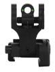 Picture of Troy Ind SSIGFBSRTBT00 Tritium Rear Folding BattleSight Round  Black Hardcoat Anodized for AR-15