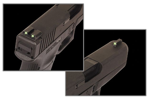 Picture of TruGlo TG231MP Tritium  Black | Green Tritium Front Sight Green Tritium Rear Sight