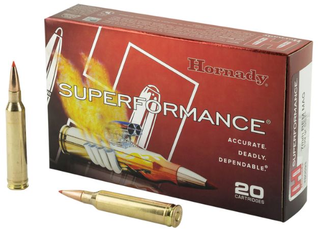 Picture of Hornady 80593 Superformance  7mmRemMag 139gr Super Shock Tip 20 Per Box/10 Case