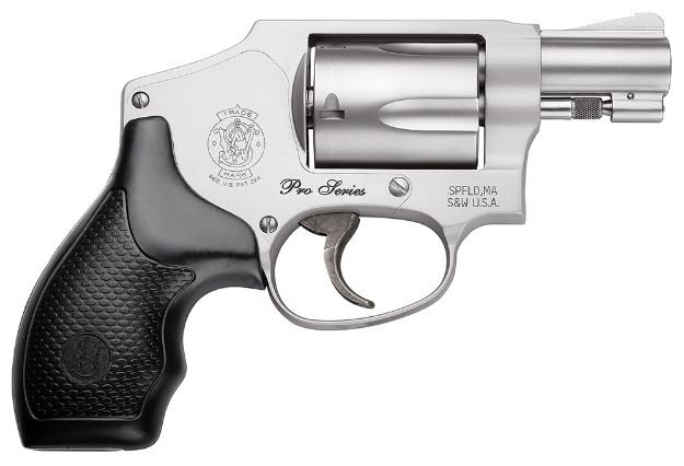 Picture of Smith & Wesson 178042 Performance Center Pro 642 38 S&W Spl +P 5rd 1.88" Stainless Matte Silver Aluminum Black Polymer Grip