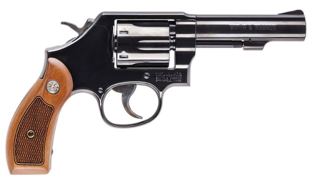 Picture of Smith & Wesson 150786 Model 10 Classic *CA Compliant 38 S&W Spl +P Blued Carbon Steel  4" Barrel, 6rd Cylinder & K-Frame With Checkered Wood Grips