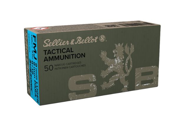 Picture of Sellier & Bellot SB9SUBA Handgun  9mmLuger Subsonic 140gr Full Metal Jacket 50 Per Box/20 Case