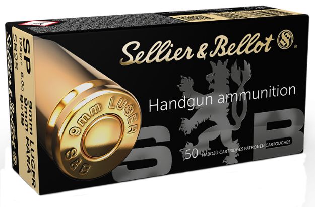 Picture of Sellier & Bellot SB9S Handgun  9mmLuger 124gr Soft Point 50 Per Box/20 Case