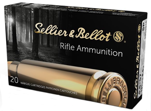 Picture of Sellier & Bellot SB6557A Rifle  6.5x57mm 131gr Soft Point 20 Per Box/20 Case