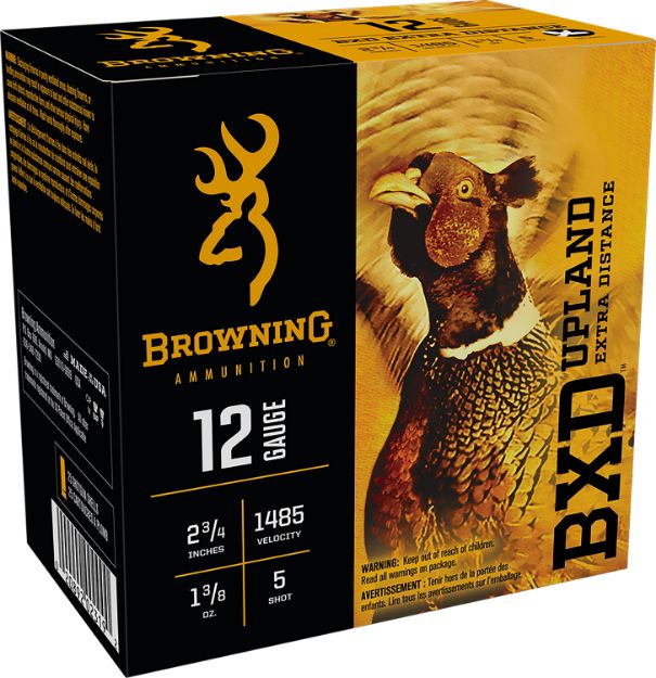 Picture of Browning Ammo B193511225 BXD Upland 12Gauge 2.75" 1 3/8oz 5Shot 25 Per Box/10 Case