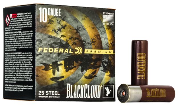 Picture of Federal PWBX107BB Black Cloud FS 10Gauge 3.50" 1 5/8oz BBShot 25 Per Box/10 Case