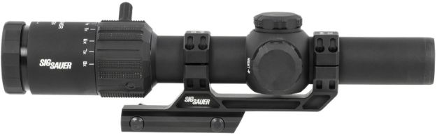 Picture of Sig Sauer Electro-Optics SOTM81000 Tango-MSR LPVO 1-8x24mm 30mm Tube Illuminated Red MSR BDC8 Reticle Features Throw Lever & ALPHA-MSR Mount