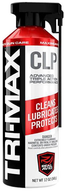 Picture of Real Avid AVCLP12A Tri-Max CLP Cleans, Lubricates, Protects 12 oz Aerosol