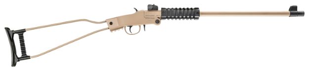 Picture of Chiappa Firearms 500255 Little Badger  Full Size 22 LR, 1 Shot 16.50" Desert Sand Cerakote Steel Barrel, Desert Sand Cerakote Quad Picatinny Receiver, Desert Sand Cerakote Wire Frame Stock, Right Hand