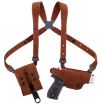 Picture of Galco CL2838R Classic Lite 2.0 Shoulder System Size Fits Chest Up To 56" Natural Leather Fits Sig P365 Fits Sig P365XL Fits Sig P365 SAS Right Hand