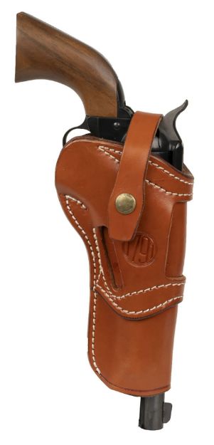 Picture of 1791 Gunleather SARVH55CBRA RVH5.5 5.5 OWB Size 5.5 Classic Brown Leather Belt Loop Fits Ruger Wrangler Fits Colt SSA Ambidextrous