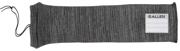 Picture of Allen 13170 Stretch Knit Handgun Sock  Gray Silicone-Treated Knit w/Custom ID Labeling Holds Handguns 14" L x 3.75" W Interior Dimensions