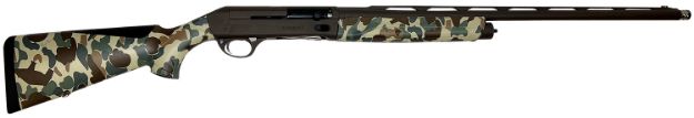 Picture of Sauer SASA1226CBFBOS SL-5 Waterfowl 12 Gauge 3.5" 3+1 26", Brown Cerakote Barrel/Rec, Fred Bear Old School Camo Furniture, LPA Front Sight, 5 Ext. Chokes Included