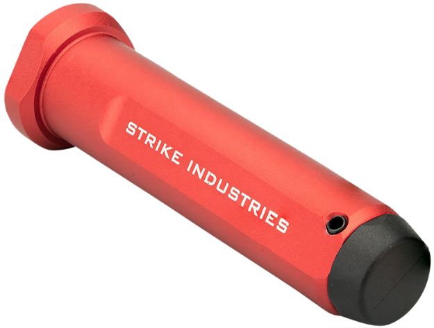 Picture of Strike Industries ARBHMILRED Buffer Housing AR Mil-Spec Red Anodized Aluminum for Mil-Spec Buffers