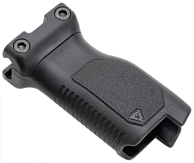 Picture of Strike Industries ARCMAGRAILLBK Angled Vertical Grip Long Black Polymer with Cable Management Storage for Picatinny Rail