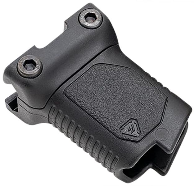 Picture of Strike Industries ARCMAGRAILSBK Angled Vertical Grip Short Black Polymer with Cable Management Storage for Picatinny Rail