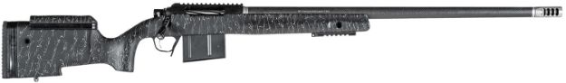 Picture of Christensen Arms 8010400500 BA Tactical Long Range 6mm Creedmoor 4+1 24" Carbon Fiber Barrel, Black Nitride Finish, Black with Gray Webbing Stock