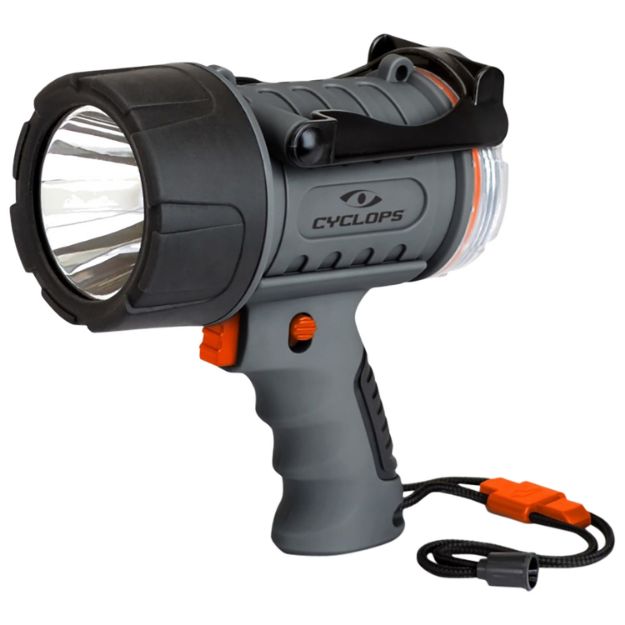 Picture of Cyclops CYC2000WP Spotlight w/Flood Light 500/200 Lumens Red/White CREE XP-G3 LED Black/Gray Polymer/Aluminum