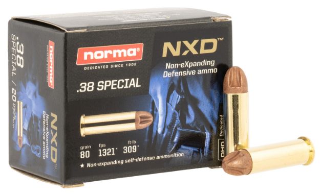 Picture of Norma Ammunition 611240020 Self Defense NXD 38Special 38gr 20 Per Box/10 Case