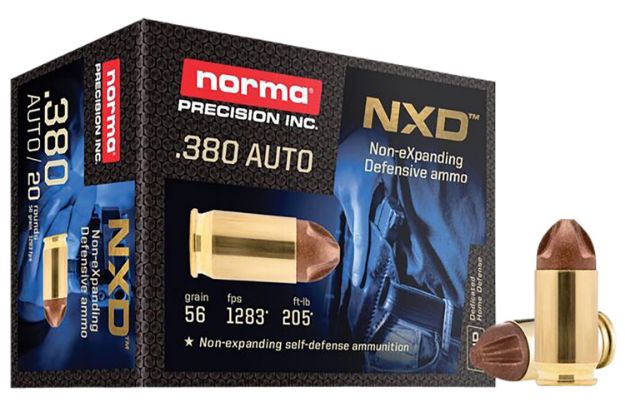 Picture of Norma Ammunition 611040020 Self Defense NXD 380ACP 56gr 20 Per Box/10 Case