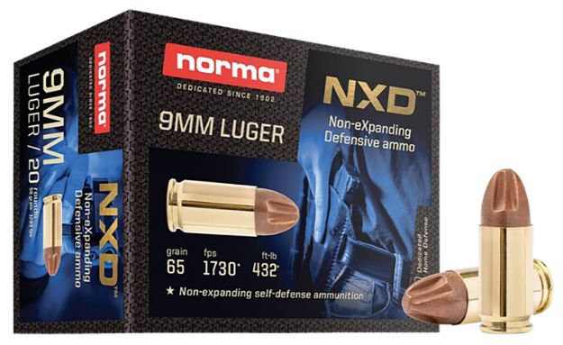 Picture of Norma Ammunition 611140020 Self Defense NXD 9mmLuger 65gr 20 Per Box/10 Case