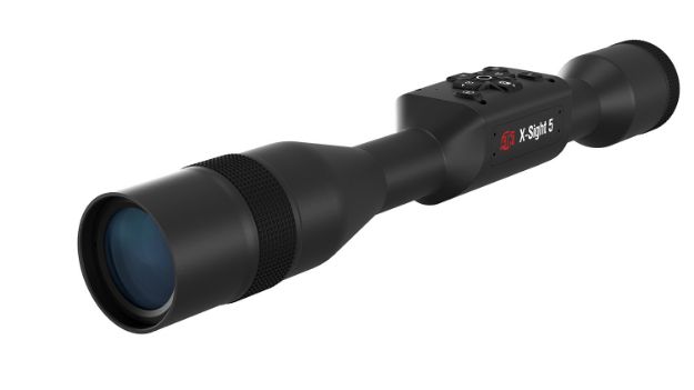 Picture of ATN DGWSXS5255P X-Sight 5 Night Vision Rifle Scope Black Anodized 5-25x, 30mm Tube Gen 5 Smart Mil Dot Reticle