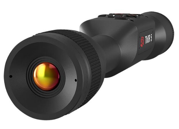 Picture of ATN TIWST5319A Thor 5 320 Thermal Rifle Scope, Black Anodized 3-12x Smart Mil Dot Reticle w/Zoom 320x240, 12 Microns 60 fps Resolution