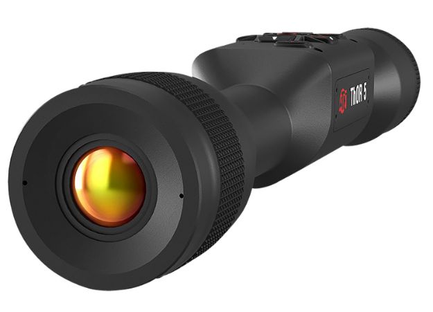 Picture of ATN TIWST5325A Thor 5 320 Thermal Rifle Scope, Black Anodized 4-16x Smart Mil Dot Reticle w/Zoom 320x240, 12 Microns 60 fps Resolution