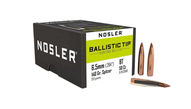 Picture of Nosler 26140 Ballistic Tip  6.5Creedmoor 140gr Spitzer Point 50/Box