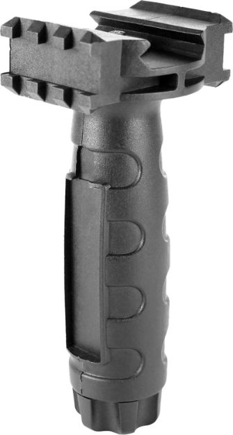 Picture of Aim Sports PJTGR Tactical Vertical Foregrip Made of Polymer With Black Textured Finish for Picatinny/Weaver Rail