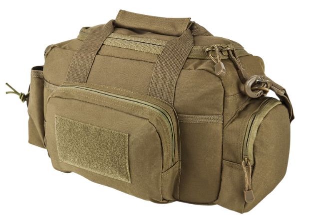 Picture of NcStar CVSRB2985T VISM Range Bag with Small Size, Side Pockets, PALs Webbing, Carry Handles, Pockets & Tan Finish