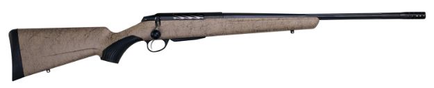 Picture of Tikka JRTXRT319 T3x Lite 6.5 PRC 3+1 24.30" Fluted/Threaded, Black Barrel/Rec, Black Webbed Tan Roughtech Synthetic Stock, Interchangeable Grip, Muzzle Brake